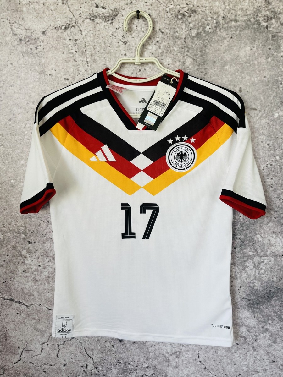 ADIDAS GERMANY TEAM JERSEY 2026 HOME SOCCER SHIRT WIRTZ #17 BOYS