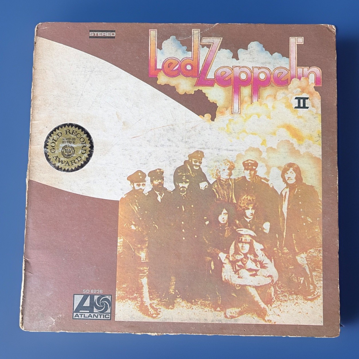 Led Zeppelin II LP ~ Atlantic SD-8236 ~ Broadway Address ULTRASONICALLY CLEANED