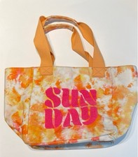 Aerie Tote Bag SUN DAY Print, Snap Closure, I...