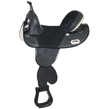 HILASON Western American Leather Trail Barrel Racing Horse Saddle | Treeless