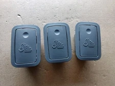 (3) 2014-2020 Chevrolet Impala Rear Deck Child Seat Anchor Cover Cap Trim JT3 