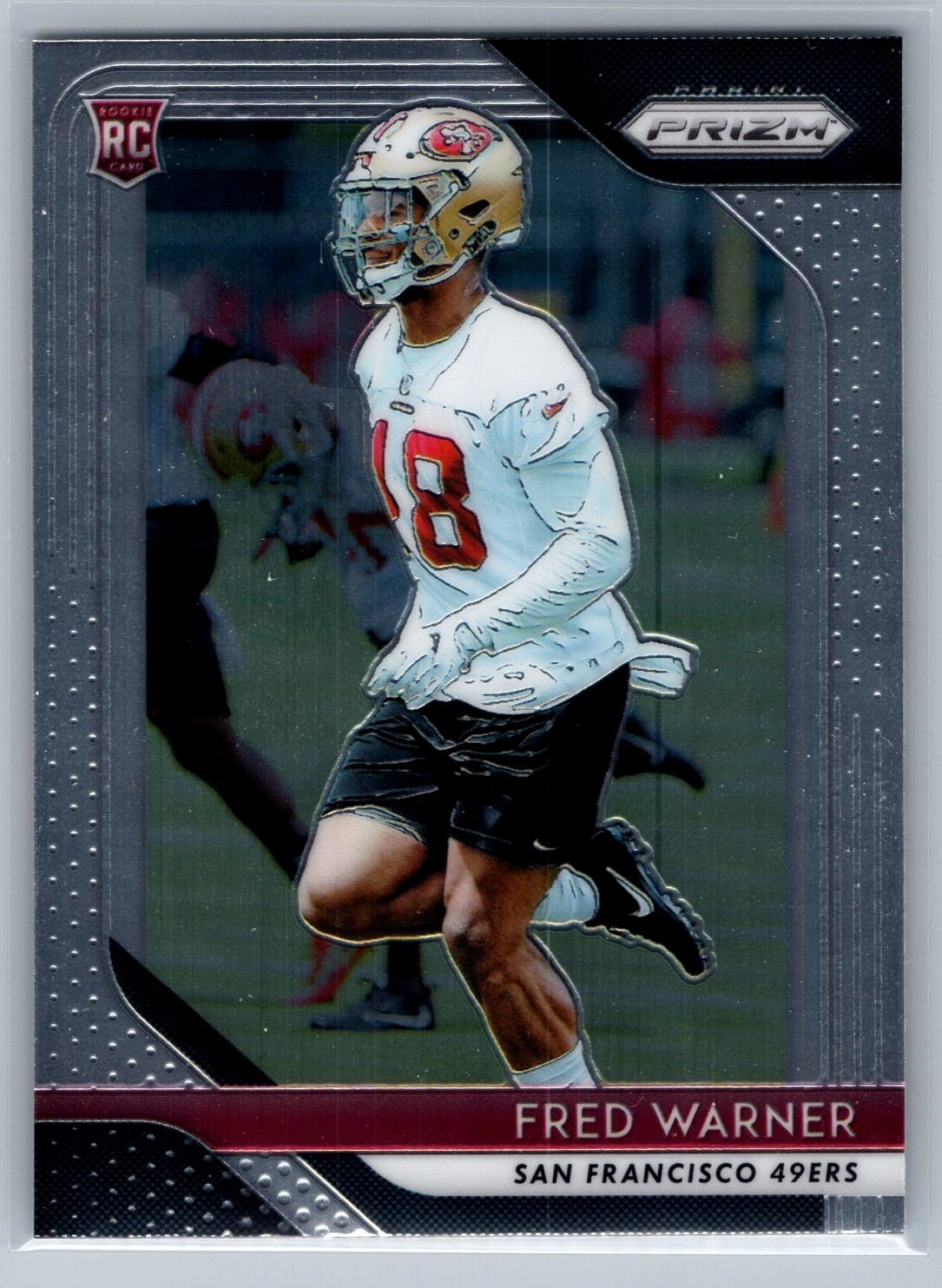2018 Panini Prizm - Rookie Fred Warner #257 (RC) - NM-MT *TEXCARDS*