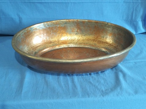 Large And Antique Hand Beaten Tinned Copper Casserole 19th Century - Picture 24 of 24