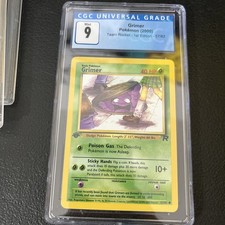2000 Pokemon 1st Edition Team Rocket Grimer 57/82 CGC 9