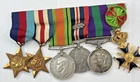 New ListingBritish  WW 2 Medal Group Belgian Military Cross + 5 others Captain G M. Jackson