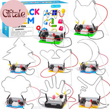 Bulk STEM Kits - 8 Set Electric Circuit Science Craft Kits for Kids Age 8-10 12-