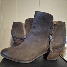 Frye ankle boots womens 7.5 Judy Double Zip Bootie