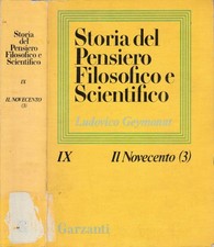 Storia del pensiero filosofico e scientifico vol IX. Il Novecento. Ludovico Geym