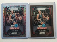 HALEY JONES 2024 PRIZM MONOPOLY WNBA Copper /249 #43 + RED DICE SP + BASE DREAM
