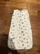 HALO SleepSack Cotton Wearable Blanket Medium 6-12 Months Safari Friends Safari