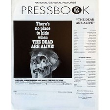 THE DEAD ARE ALIVE Pressbook   - 11x17 in. - 1972 - Armando Crispino, Samantha E