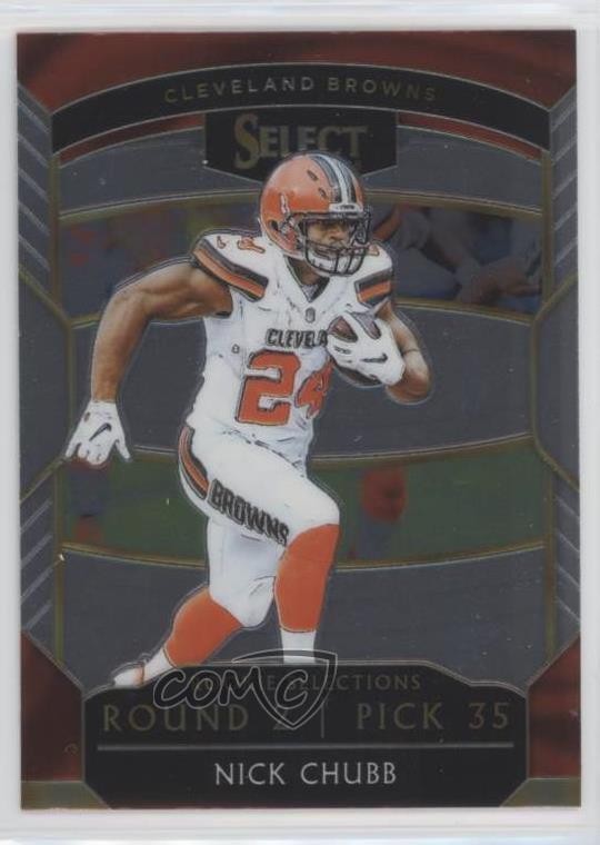 2018 Panini Select Rookie Selections Nick Chubb #RS-23 4f5