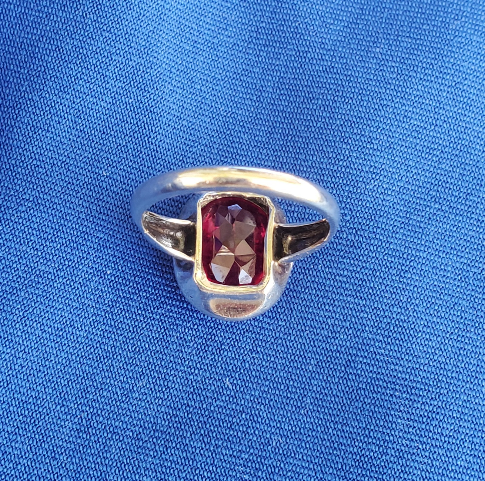 Vintage Deco Lab Created Ruby Solid 14k Rose Gold… - image 15