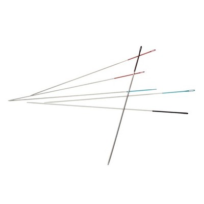 The Beadsmith ColorEYES Beading Needles, 6pc Assortment, 2 ea - Size Assorted 