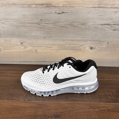 Nike Air Max 2017 Mens Size 9 White Black Pure Platinum 849559 100