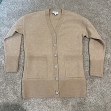 Other Stories Camel Relaxed Alpaca Blend Diamant Button Cardigan Size XS