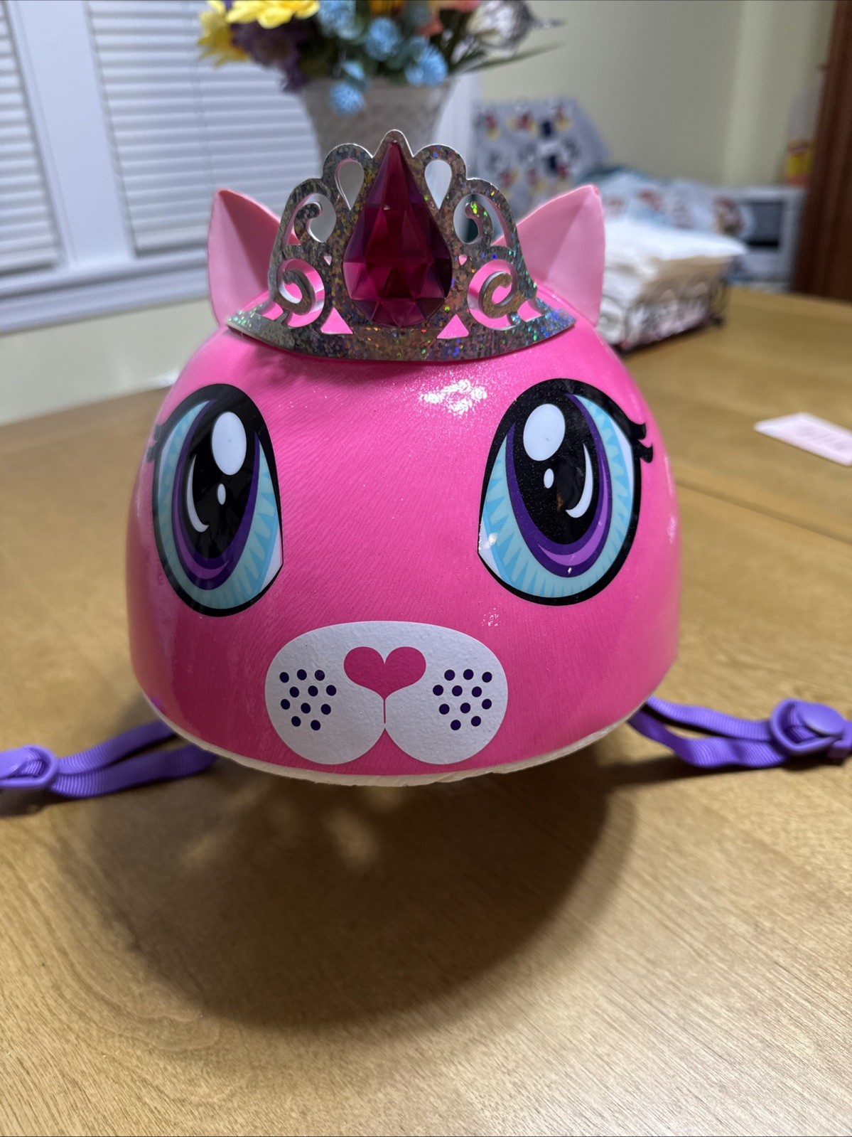 Bike Helmet NEW Raskullz Model ML-009S Small Pink Cat with C