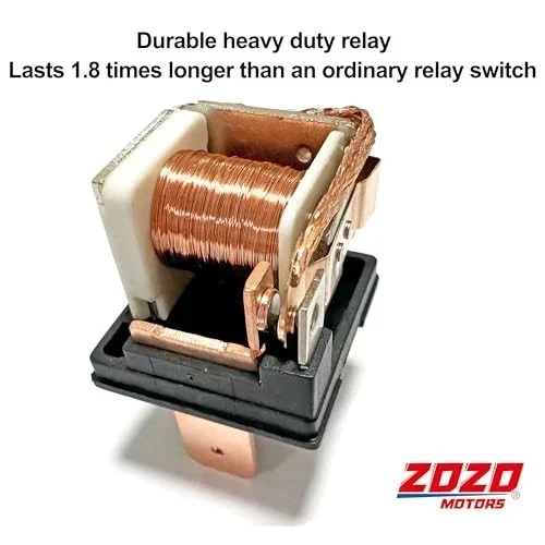 Electric Fuel Pump Relay Kit Fuel Pump Wiring Harness Bypass 40 AMP Waterproof - Image 2 of 4