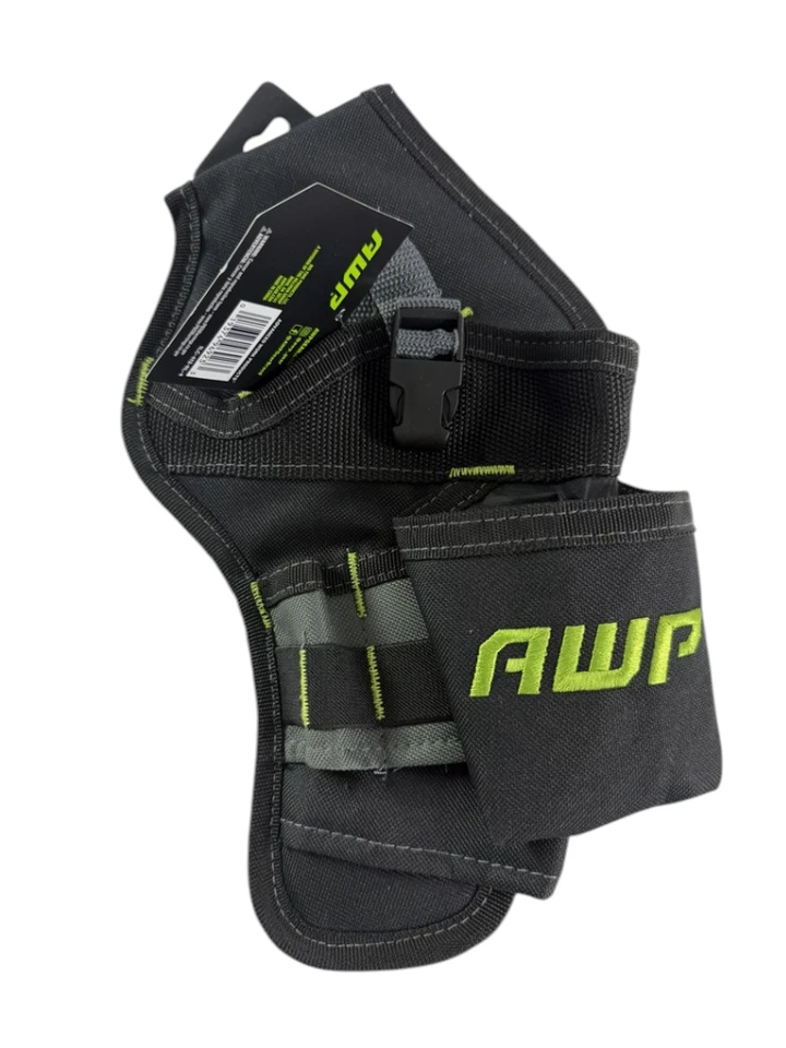 AWP Angled Drills Drivers Holster Tool Belt Pouch Attachment Heavy-Duty 3 Pocket - Image 4 of 4