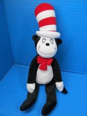 Universal Studios Cat in the Hat Bean Dr Seuss 13'' Plush Soft Toy Stuffed Animal