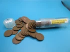 1950 D Wheat Penny Roll ~ Very Fine Circulated Condition ~ 1 One Cent Coins