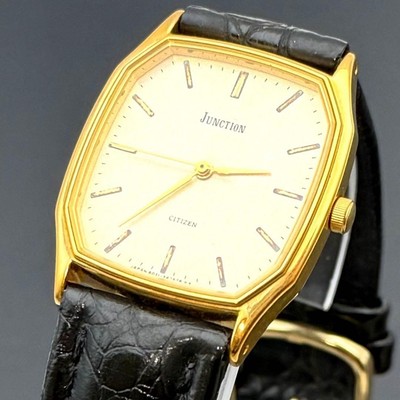 Used Good condition/working item Citizen JUNCTION Quartz Watch Octagon Gold
