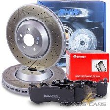 SHW PERFORMANCE BREMSSCHEIBEN +BREMBO BELÄGE VORNE FÜR MERCEDES AMG W204 W212