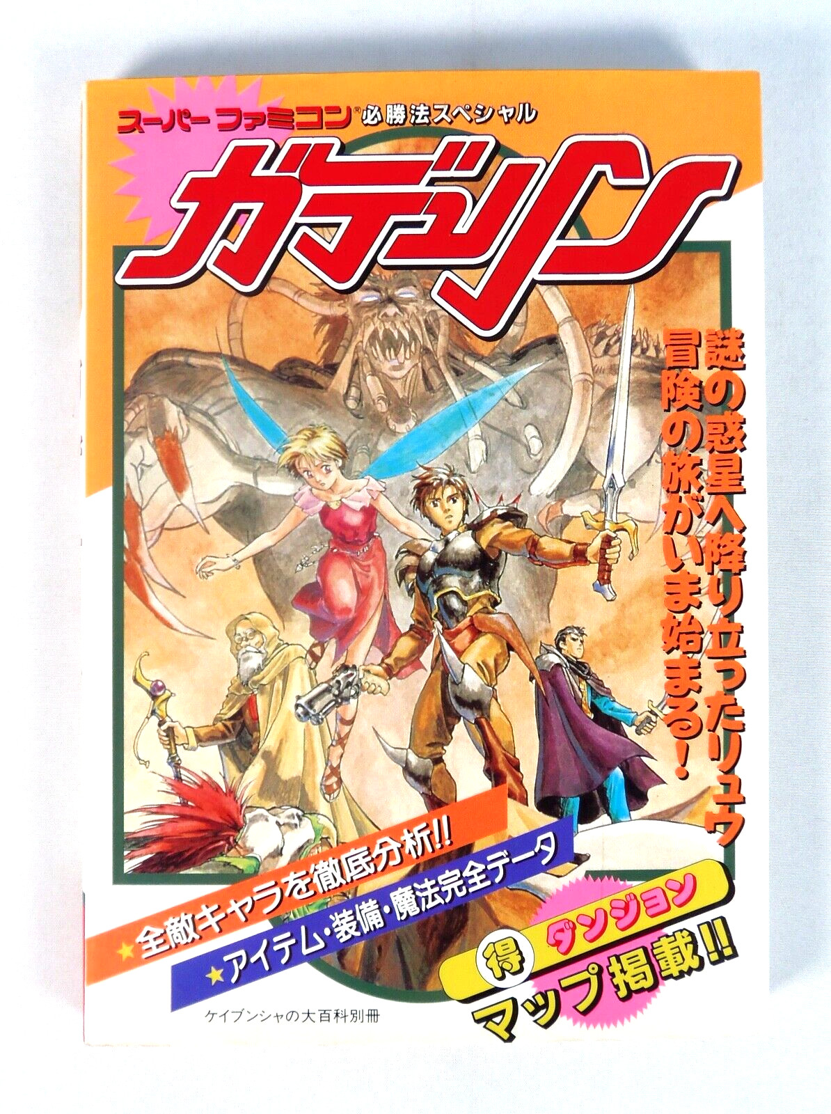 Guide Book GD LEEN Gdleen Gadurin Nintendo Super Famicom SFC SNES Jap Japan