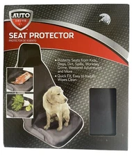 Auto Drive Seat Protector Quick and Easy Install Wipes Clean fast New in Box NIB