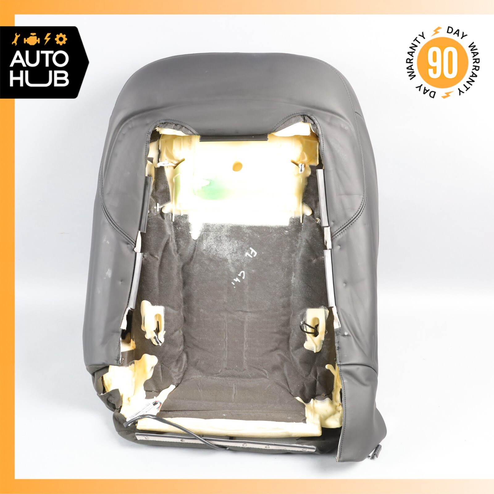 14-17 Maserati Ghibli M157 Front Left Top Upper Seat Cushion Black OEM 75k
