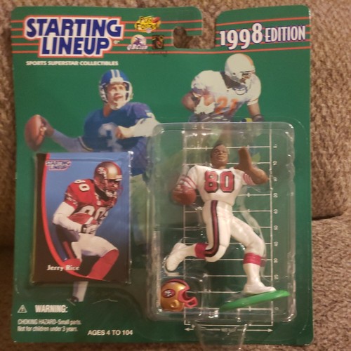 1998 Starting Lineup Edition San Fransico 49ers Jerry Rice Figure New In Box - 第 1/5 張圖片