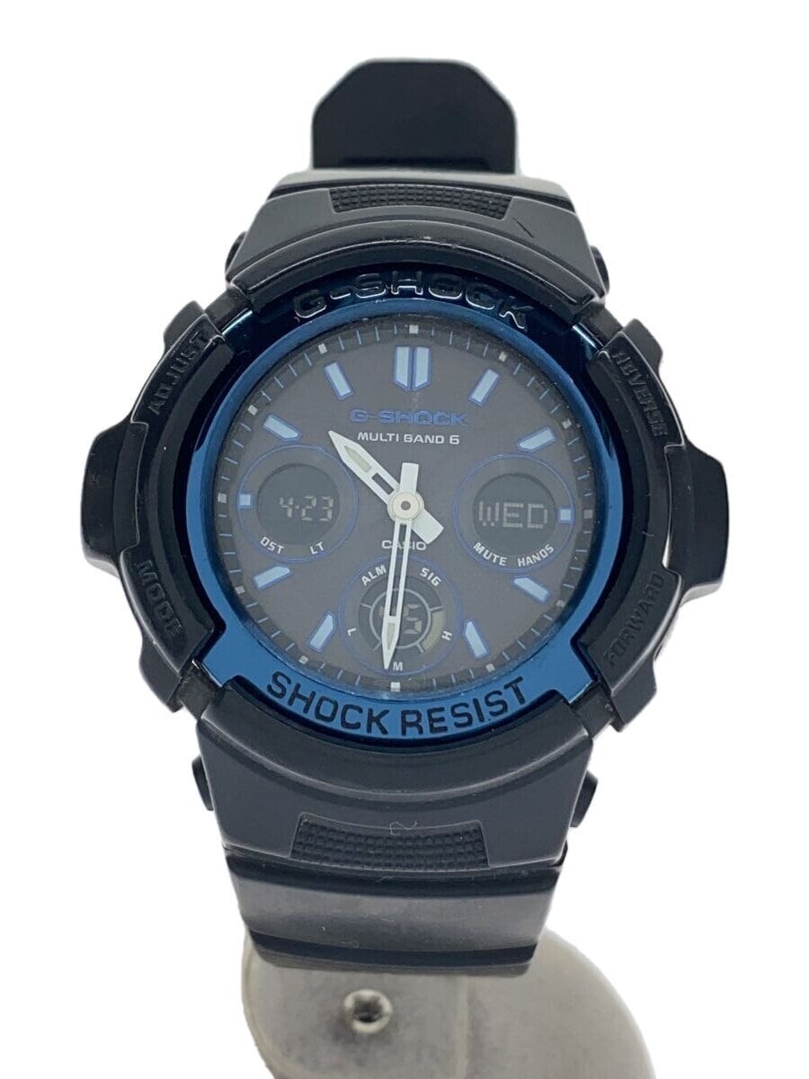 CASIO G-SHOCK AWG-M100A-1AJF Black Resin Solar Digital Analog 