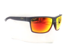 New Maui Jim Alenuihaha Hawaii Lava Burgundy Polarized Sunglasses RM839-07C $289
