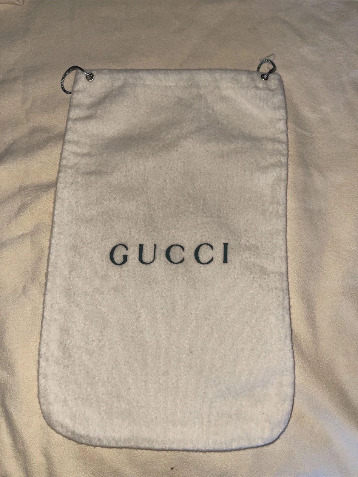 Sac à poussière authentique cordon de dessin Gucci   marron H 12 x W 7,5 pour housse/sac à chaussures #22 6