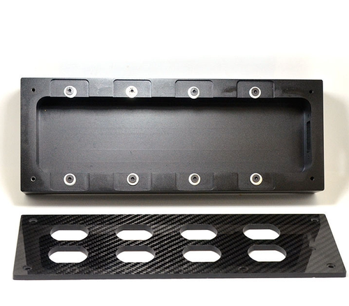 1x Carbon Fiber US AC Power Distributor Aluminum Shell 4 /6/8 outlet box chassis - Picture 4 of 4