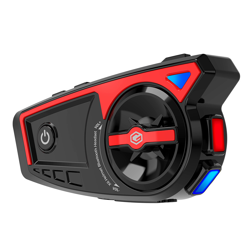 Bluetooth Motorcycle Helmet Headset - V5.0, Hands-Free Calls & Music, Up To 8 Hours Use, Easy Mount (Model YOVDA-MH03)