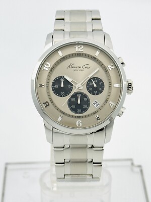 Kenneth Cole Men's KC9292 Multifunction Grey Chronograph Bracelet