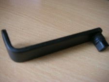 Genuine Land Rover series 2a and 3 bellhousing wading plug and bracket