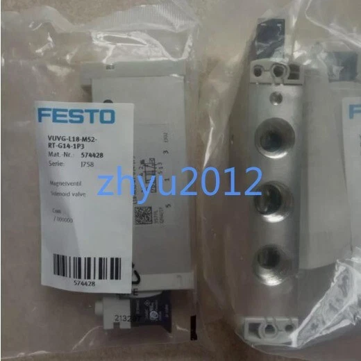 1PC New FESTO VUVG-L18-M52-RT-G14-1P3 574428 Solenoid Valve Free Shipping - Image 2 of 3