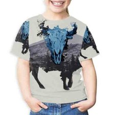 Buffalo Design T-Shirt BoylTshirt Kids Unisex SKU-7434104887817