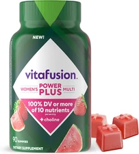 Vitafusion Power+ Women'S Multi​ 90 gummies Strawberry - Watermelon
