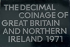 1971 The Royal Mint Coinage Of Great Britain Proof 6 Coin Collection Set