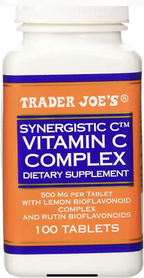 Trader Joe's Synergistic C Vitamin C Complex Dietary Supplement NEW