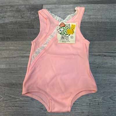 Vintage Tadpole By Kmart Child's Pink Bathing Suit 100% Nylon