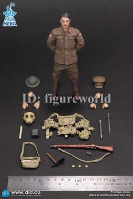 DID XB80028 1/12 WWI British Infantry Albert Brown 6