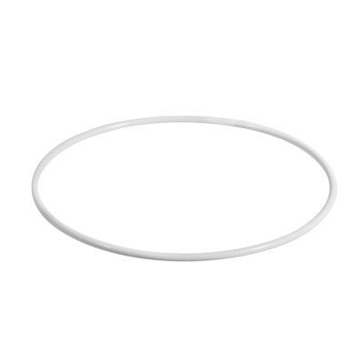 Drahtringe beschichtet weiß  10-50 cm Metallring für Lampen Traumfänger Mobile