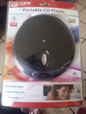GPX Portable CD Player Stereo Earbuds Included Black Compact Disk PC101B NEW