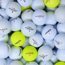 Pinnacle Golf Balls Grade A Mixed Models White Distance Lake Balls 24 Ball Pack