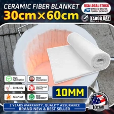 MGT Ceramic Fiber Insulation Blanket, Fireproof & Heat Resistant for Pizza Ovens