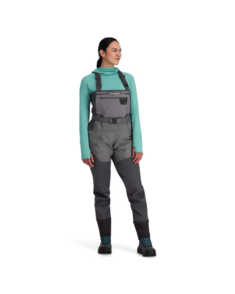 Simms Women’s Freestone Stockingfoot Chest-High Fishing Waders - Durable,  - Image 2 of 4